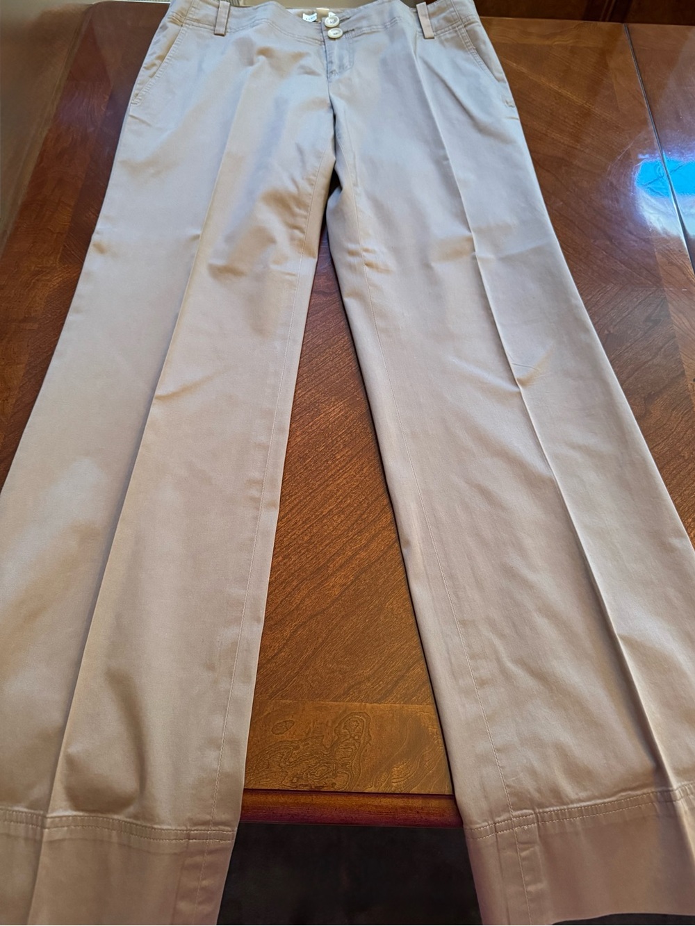 Banana Republic Tan Boot Cut Pants